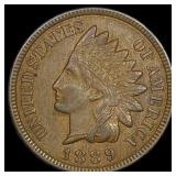 1889 Indian Head Cent CHOICE AU