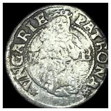 1540-1590 Hungary Madonna&Child Silver Denar CLOSE