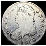 1818 Capped Bust Half Dollar NICELY  CIRCULATED