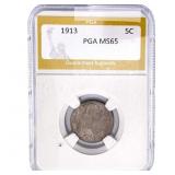 1913 Buffalo Nickel PGA MS65
