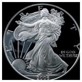2006-W Silver American Eagle Proof $1 GEM PROOF
