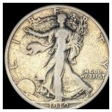 1919-S Silver Walking Liberty Half Dollar  LIGHTL