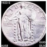1923-S Standing Liberty Quarter CHOICE AU