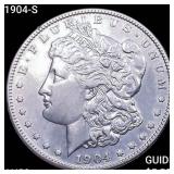 1904-S Morgan Silver Dollar CHOICE AU