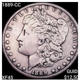 1889-CC Morgan Silver Dollar NEARLY UNCIRCULATED