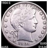 1904-S Barber Half Dollar HIGH GRADE