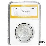 1817 Capped Bust Half Dollar PGA MS62