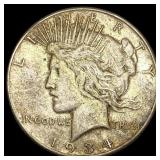 1934 Peace Silver Dollar NEARLY UNCIRCULATED