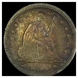 1853 Arrows Seated Liberty Quarter NEARLY UNCIRCUL