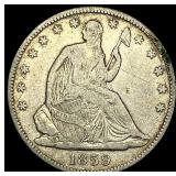 1859-O Silver Half Dollar CLOSELY UNCIRCULATED