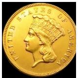 1874 $3 Gold Piece