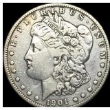 1901-S Silver Morgan Dollar LIGHTLY CIRCULATED