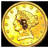 1906 Liberty Head Quarter Eagle $2.50 Gold HIGH GR