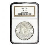 1880-S Morgan Silver Dollar NGC MS64