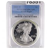 2003-W Silver Eagle PCGS PR70 DCAM