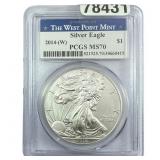 2014-W Silver Eagle PCGS MS70