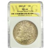 1883-O Morgan Silver Dollar WCG MS66