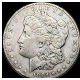 1904-S Silver Morgan Dollar ABOUT  UNCIRCULATED