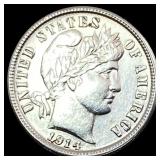 1914-S Silver Barber Dime UNCIRCULATED