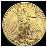 2009 1/10 oz Gold American Eagle $5 SUPERB GEM BU