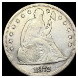 1872 Silver Dollar ABOUT UNCIRCULATED