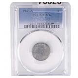 1943-S Wheat Cent PCGS MS66