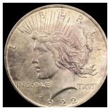 1922 Silver Peace Dollar CHOICE BU