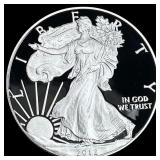 2012-S Silver American Eagle Proof $1 GEM PROOF