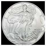 2006-W Silver American Eagle $1 SUPERB GEM BU
