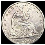 1876 Seated Liberty Half Dollar NEARLY UNCIRCULATE
