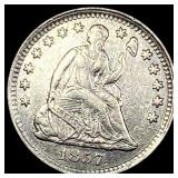 1857 Seated Liberty Half Dime CLOSELY UNCIRCULATED