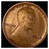 1914-D Lincoln Wheat Cent LIGHTLY CIRCULATED