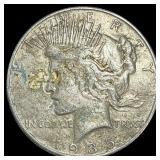 1935 Silver Peace Dollar NEARLY UNCIRCULATED