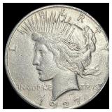 1927-S Silver Peace Dollar NEARLY UNCIRCULATED