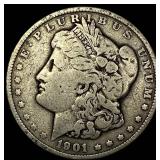 1901 Silver Morgan Dollar NICELY CIRCULATED