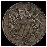 1864 Copper Two-Cent Piece HIGH GRADE
