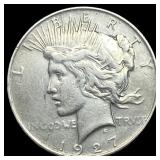 1927 Peace Silver Dollar NEARLY UNCIRCULATED