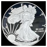 2012-S Silver American Eagle Proof $1 GEM PROOF