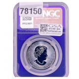 2018 Canada 1/2oz Silver $2 Polar Bear NGC MS69