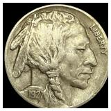 1927-S Nickel Buffalo Five Cents NEARLY  UNCIRCUL