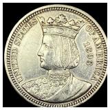 1893 Columbian Exposition Quarter Dollar  CLOSELY