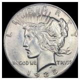 1935-S Silver Peace Dollar UNCIRCULATED