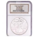 1989 Silver Eagle NGC MS69