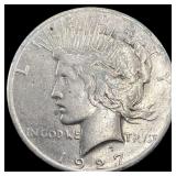 1927 Peace Silver Dollar NEARLY UNCIRCULATED