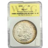 1898 Morgan Silver Dollar WCG MS67