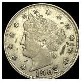 1902 Liberty Head Nickel CHOICE AU