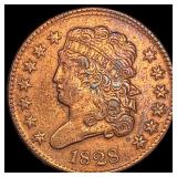 1828 Classic Head Half Cent UNCIRCULATED