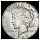 1926-S Silver Peace Dollar NEARLY UNCIRCULATED