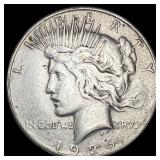 1926-S Silver Peace Dollar NEARLY UNCIRCULATED