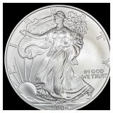 2006-W 1 oz Silver American Eagle SUPERB GEM BU
